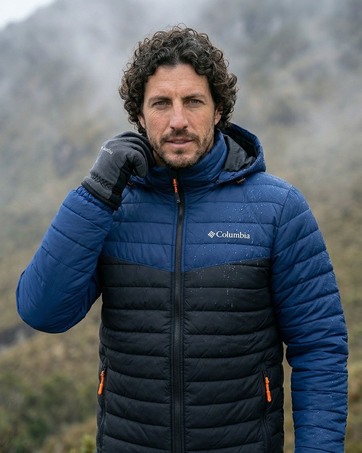 Chaqueta Columbia Powder Lite™ II | chaqueta para hombre colores: Negro-Gris Perla, Negro-Rojo, Verde-Negro