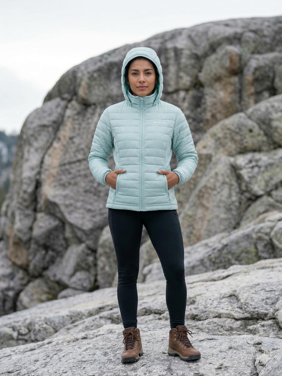 Chaqueta femenina Powder Lite™ con capucha