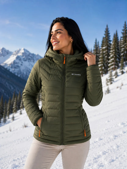Chaqueta Columbia Powder Lite - Capucha removible